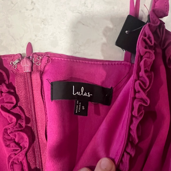 Lulu's Fuchsia Tiered Maxi Dress - Picture 5 of 5